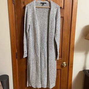 BEAUTIFUL silver and sparkle duster - White House Black Market - XL